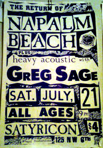 Napalm Beach with Greg Sage - Straight Ahead (heavy acoustic)