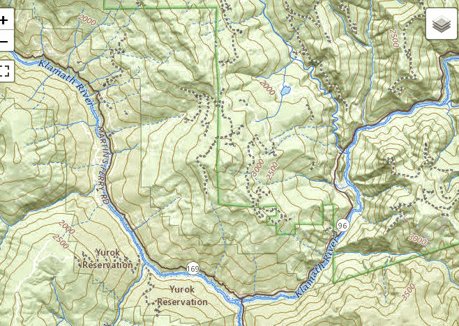 Burrell Peak topographic map