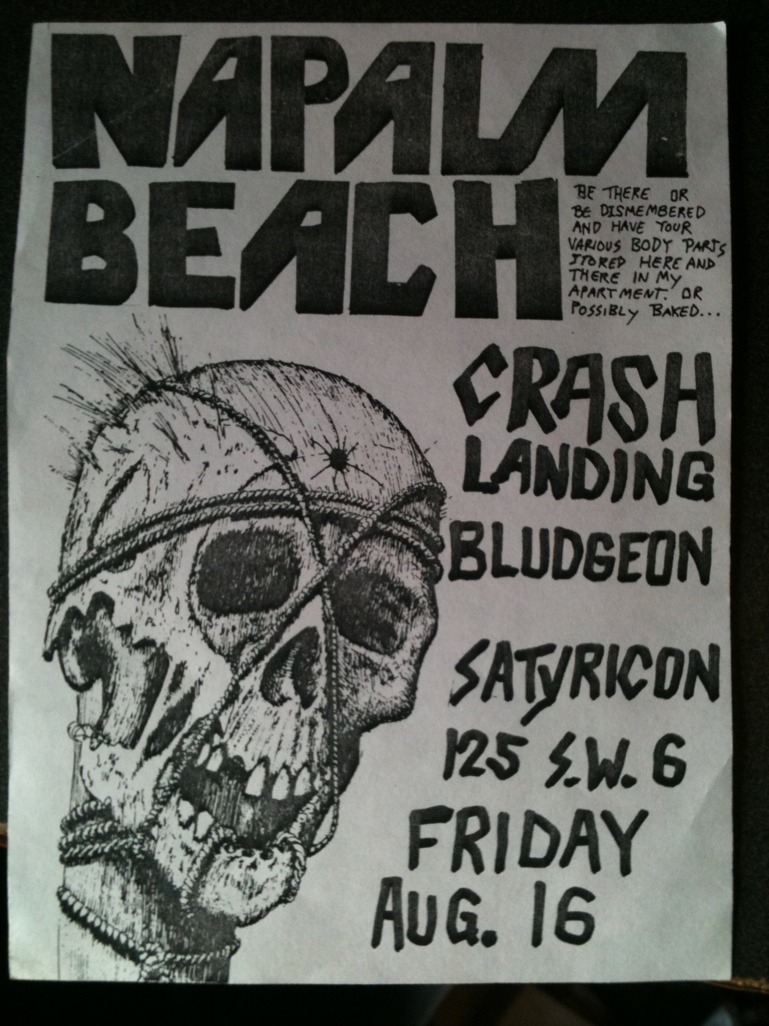 Napalm Beach - Crash Landing - Satyricon