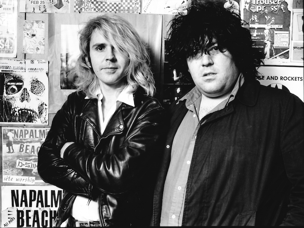 Sam Henry and Chris Newman photographed in the mid 1980s